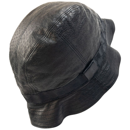 Vintage 2000s Gucci Leather Bucket Hat Size L