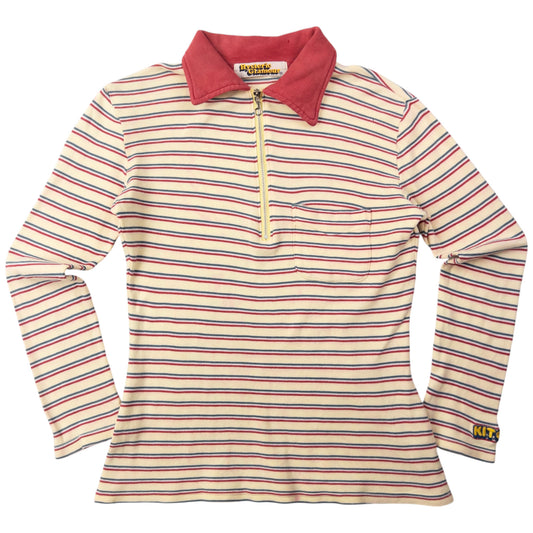 Vintage Hysteric Glamour Long Sleeve Q Zip Shirt Womens Size S