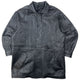 Vintage 80s Hugo Boss Zip Up Leather Jacket Size XXL
