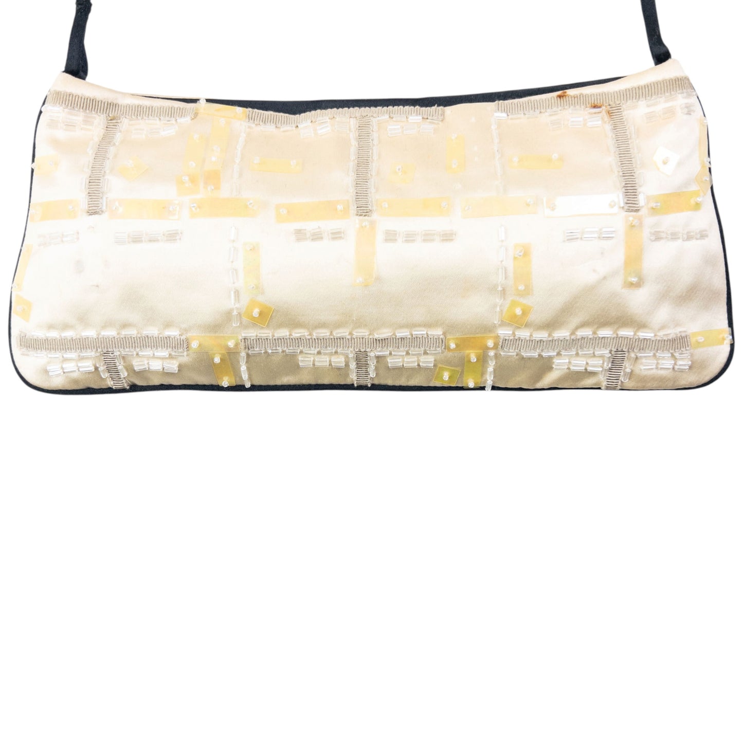 Vintage 2000s Prada Sequin Embellished Shoulder Bag