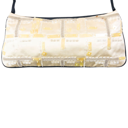 Vintage 2000s Prada Sequin Embellished Shoulder Bag