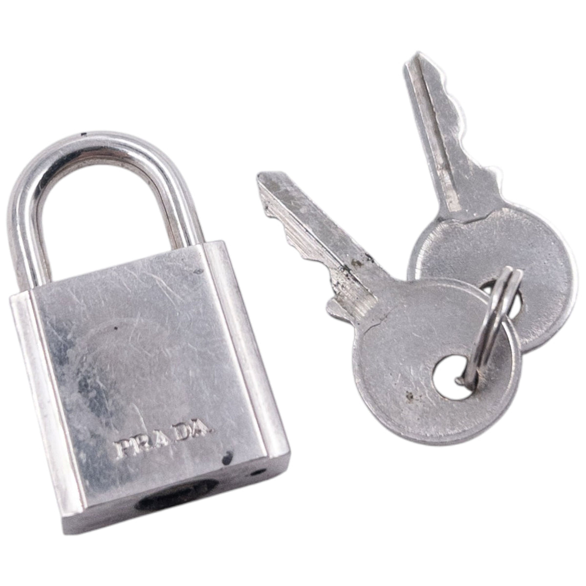 Vintage 2000s Prada Mini Padlock & Key