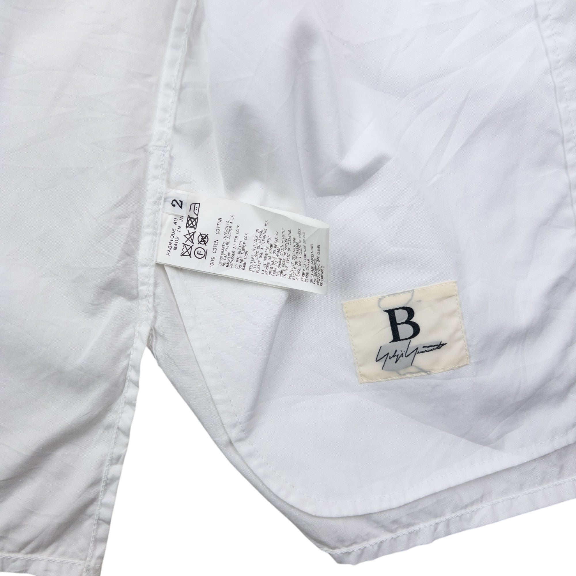 Vintage 2000s Yohji Yamamoto Full Zip Hooded Jacket Size L