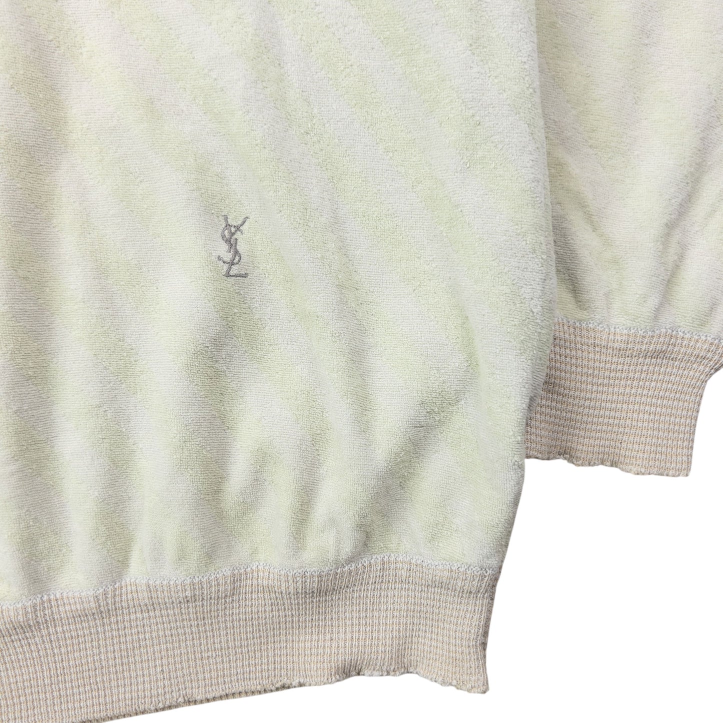 Vintage 80s YSL Yves Saint Laurent Striped Jumper Womens Size M