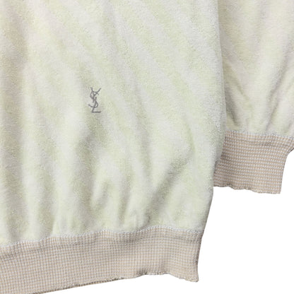 Vintage 80s YSL Yves Saint Laurent Striped Jumper Womens Size M