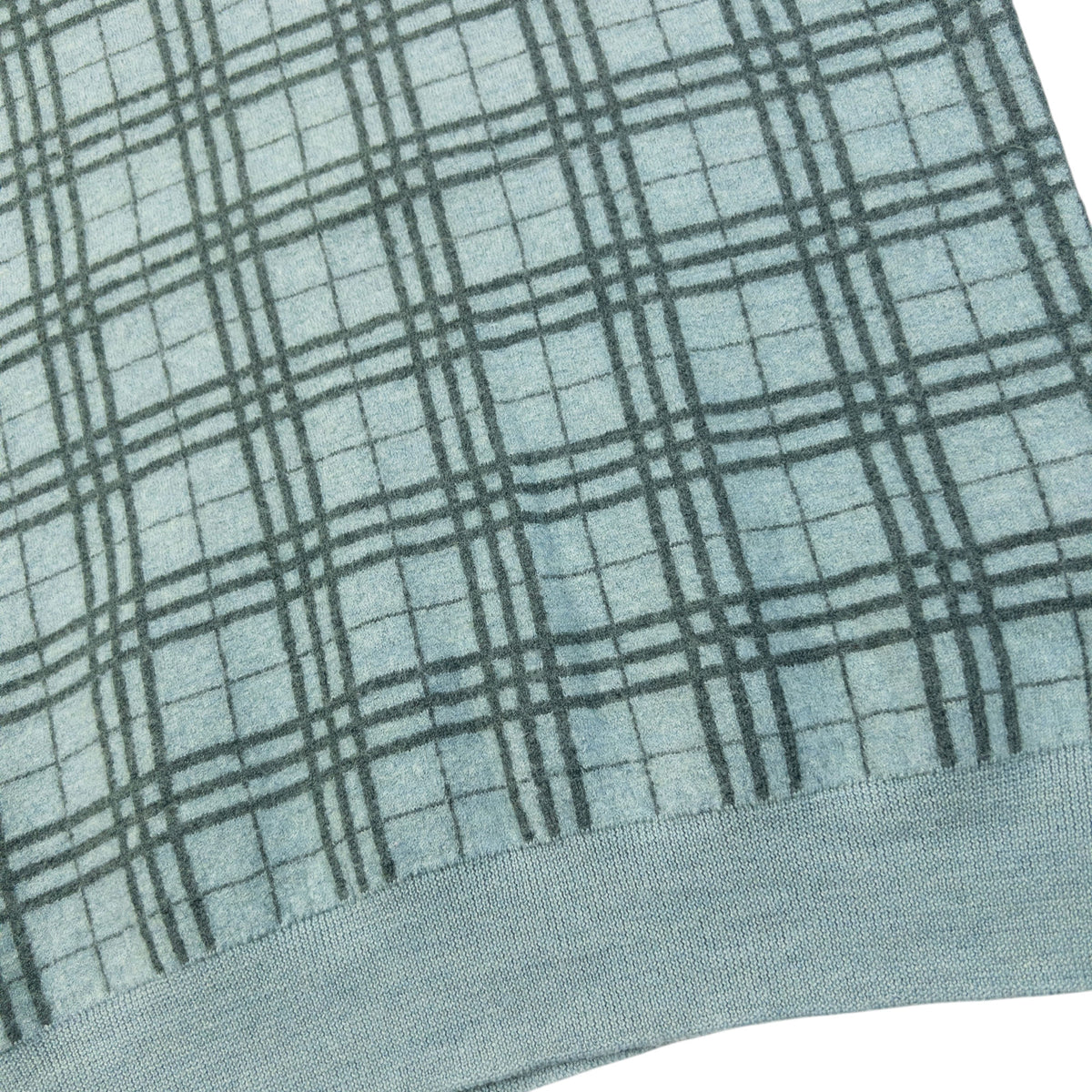 Vintage 2000s Burberry Golf Nova Check Wool Sweater Vest in green (merino wool), photo 4