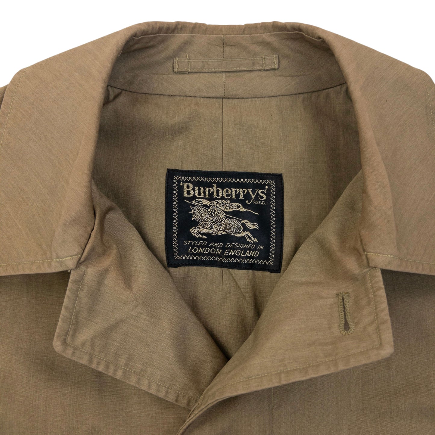 Vintage 80s Burberry Trench Jacket Size M