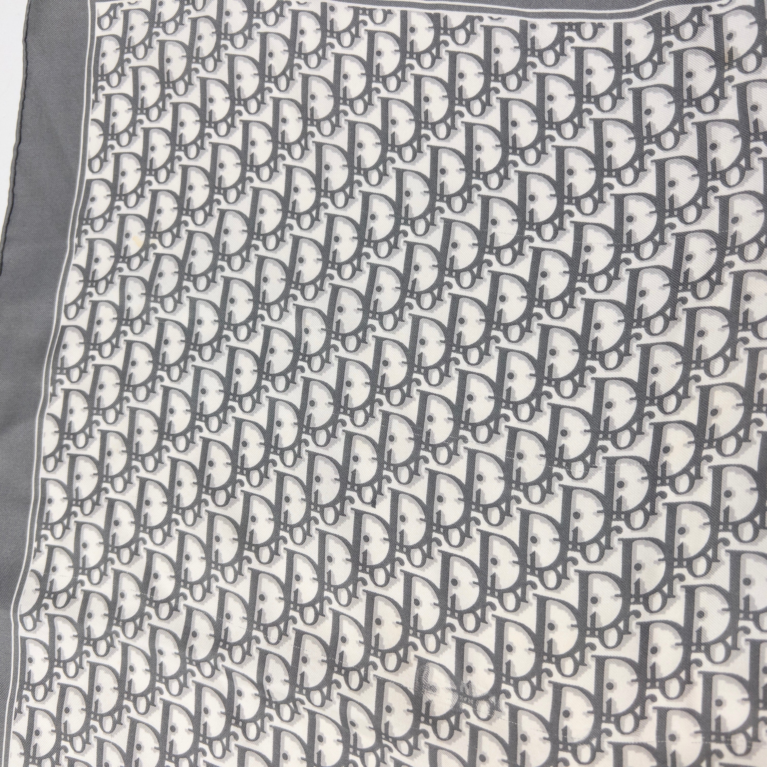 Vintage Dior Monogram Silk Scarf