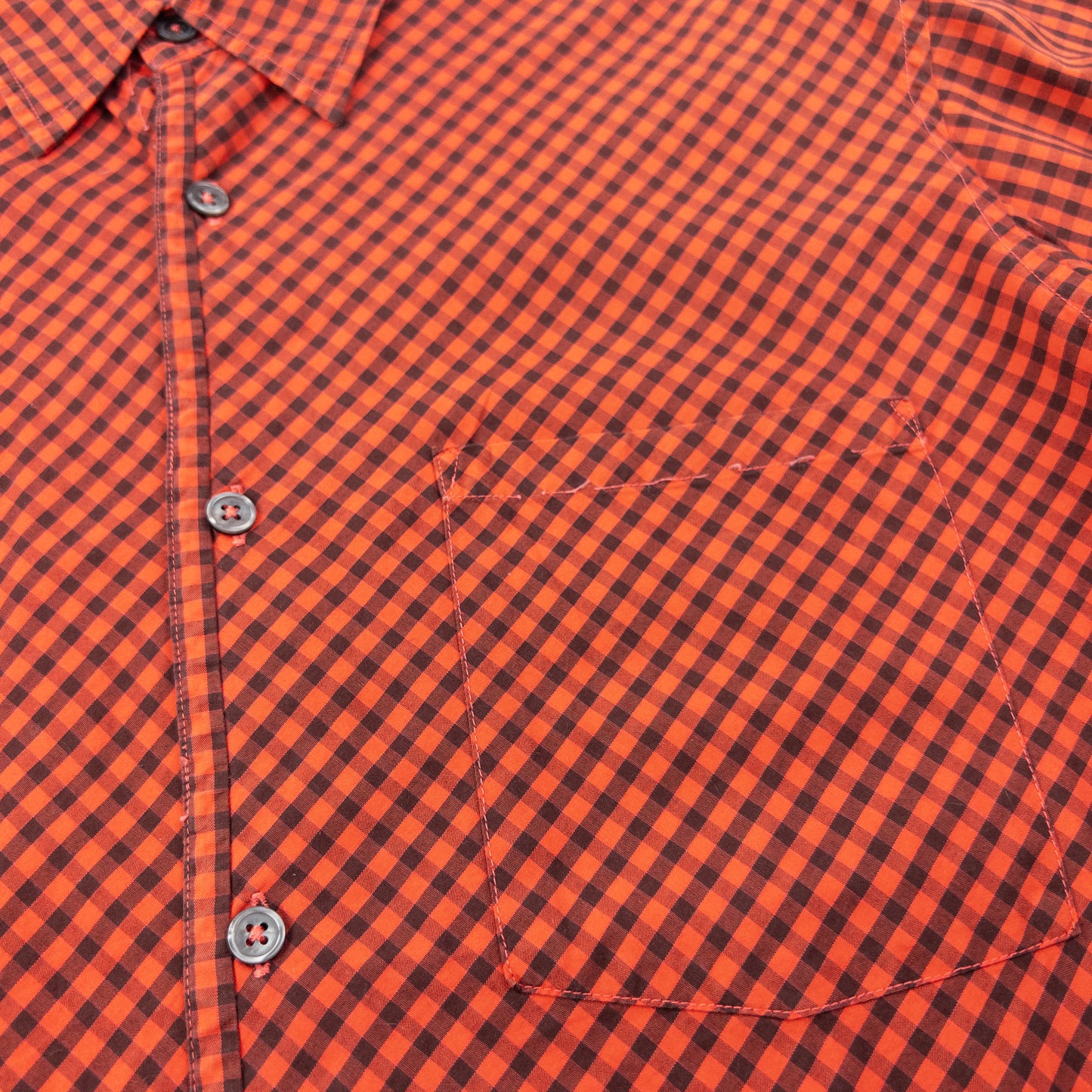 Vintage 90s Yohji Yamamoto A.A.R Checkered Long Sleeve Button Up Shirt Size M