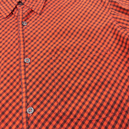 Vintage 90s Yohji Yamamoto A.A.R Checkered Long Sleeve Button Up Shirt Size M