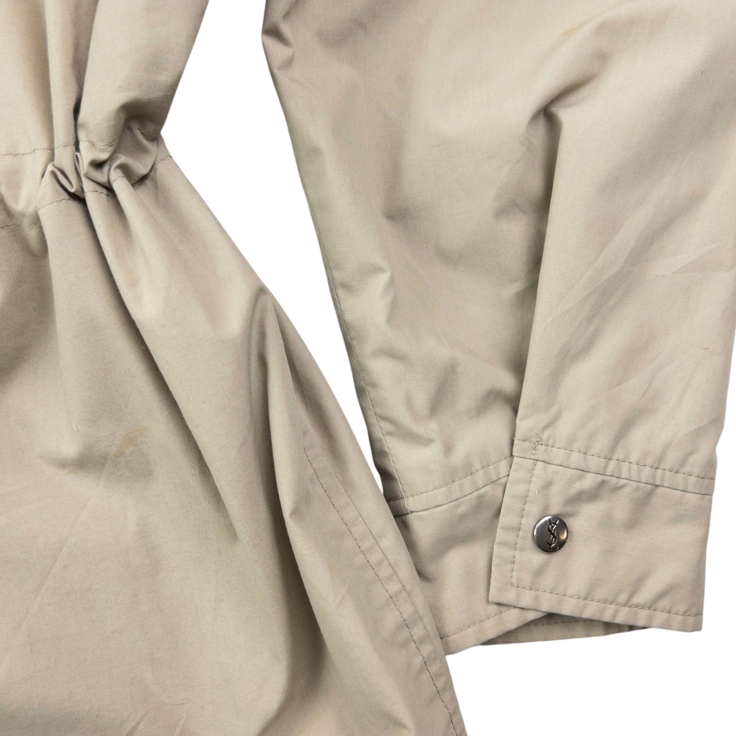 Vintage 90s YSL Yves Saint Laurent Zip Up Jacket Size M