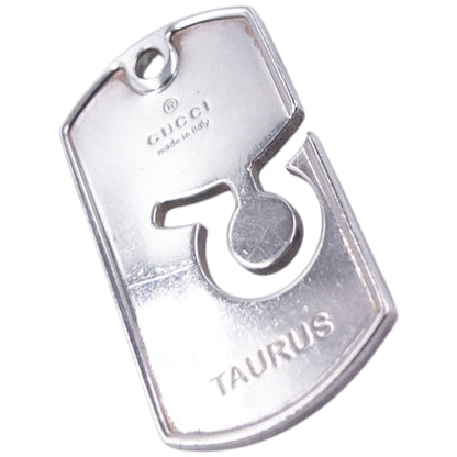 Vintage Gucci Silver Taurus Mini Pendant