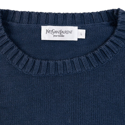 Vintage 2000s YSL Yves Saint Laurent Knit Jumper Size L