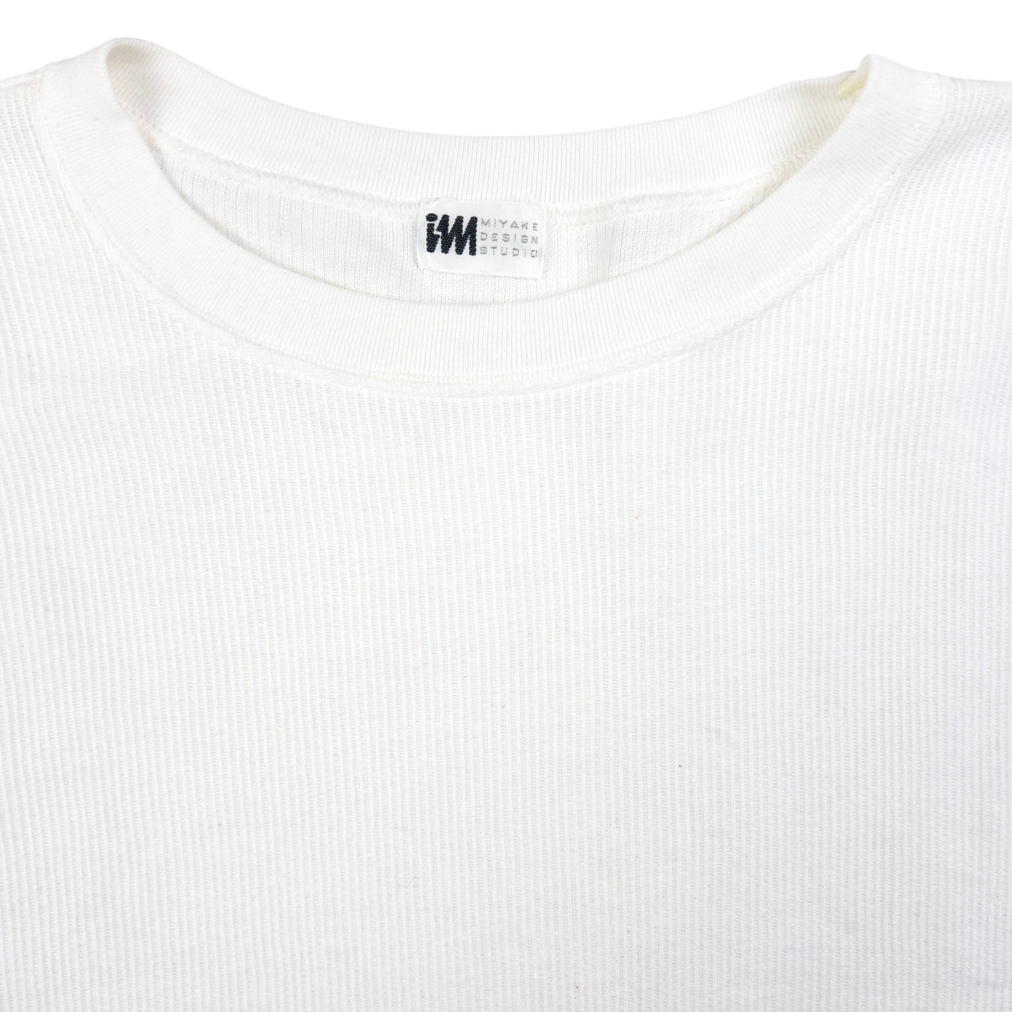 Vintage Issey Miyake Ribbed Long Sleeve T Shirt Size XS