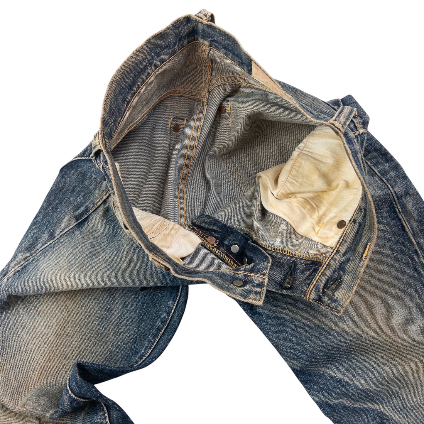 Vintage Evisu Gull Symbol Japanese Denim Jeans Size W27