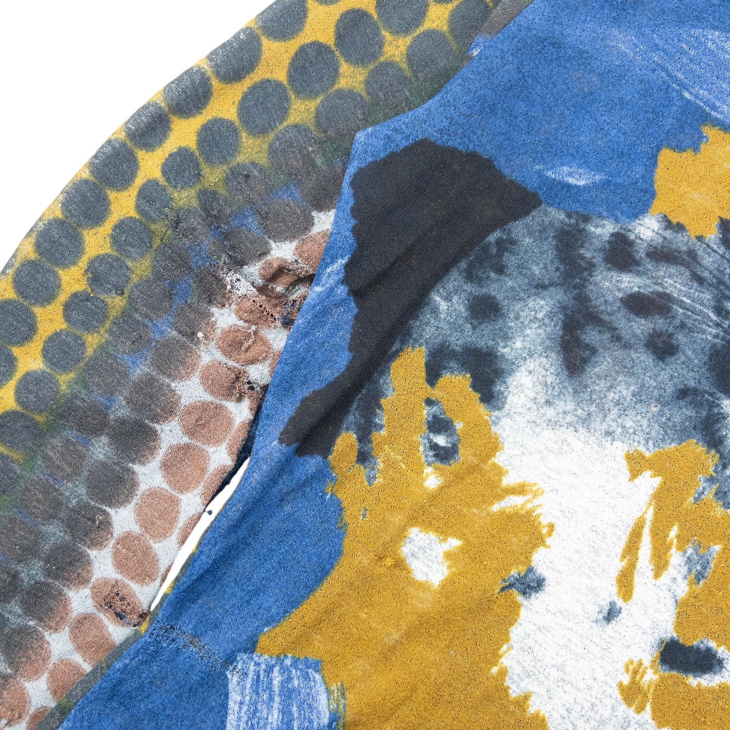 Vintag0e FW1995 Jean Paul Gaultier Leopard Long Sleeve Mesh Top Womens Size XL