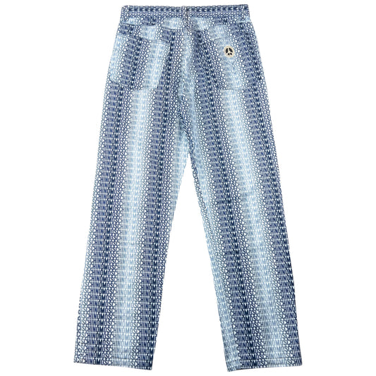 Vintage 2000s Moschino Jeans Monogram Fade Denim Jeans Size W30