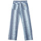 Vintage 2000s Moschino Jeans Monogram Fade Denim Jeans Size W30