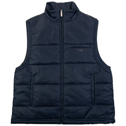 Vintage 2000s YSL Yves Saint Laurent Zip Up Puffer Gilet Womens Size S