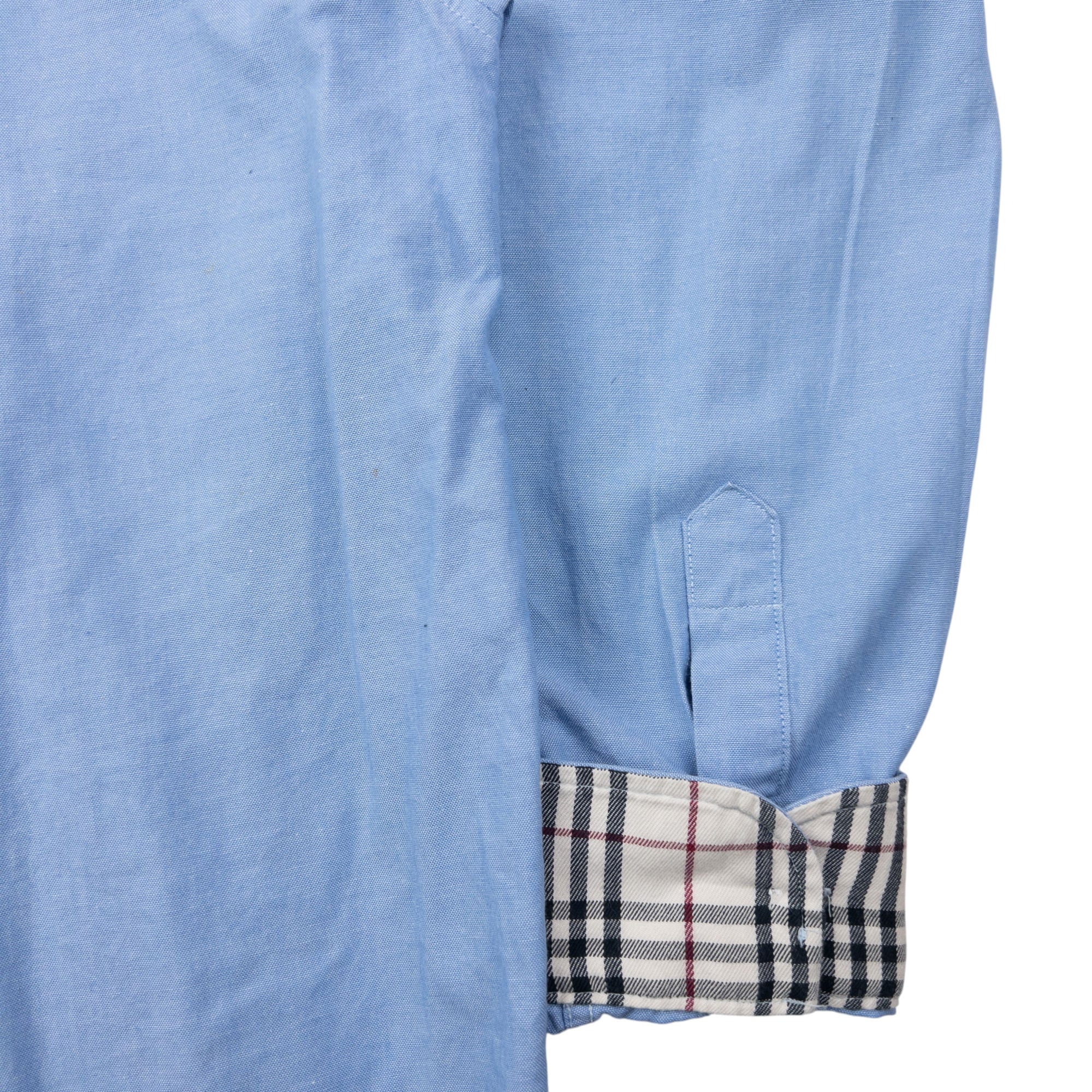 Vintage 2000s Burberry Nova Check Cuff Long Sleeve Button Up Shirt Size XL