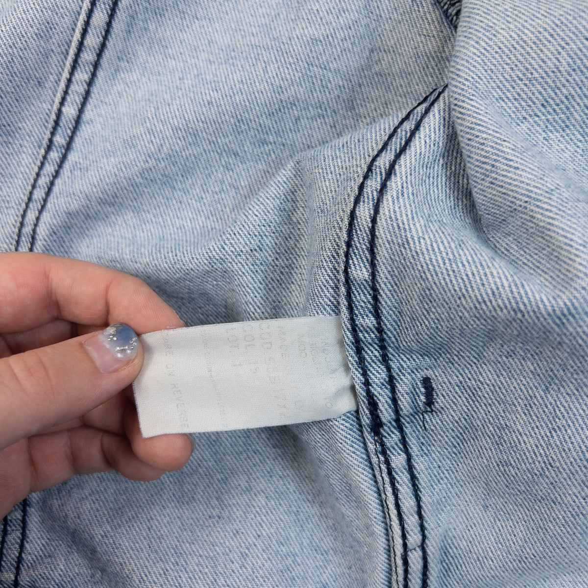 Vintage 90s Armani Jeans Button Up Denim Jacket Womens Size M
