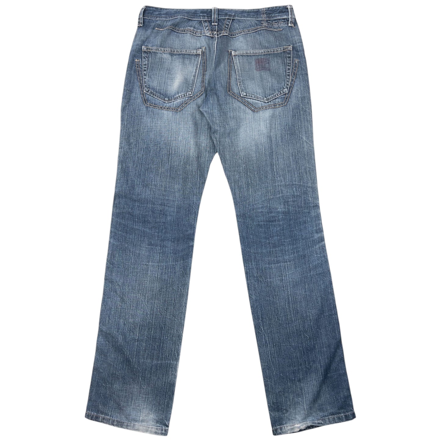 Vintage 2000s Marithe + Francois Girbaud Distressed Denim Jeans Size W34