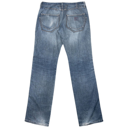 Vintage 2000s Marithe + Francois Girbaud Distressed Denim Jeans Size W34