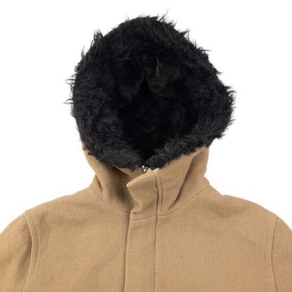 Vintage 90s I.S. Sunao Kuwahara Fur Hood Jacket Size M
