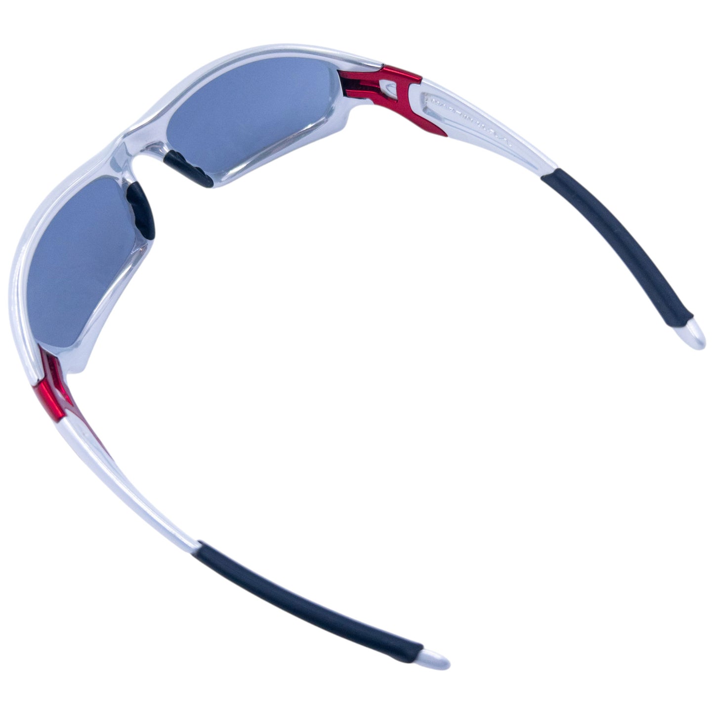 Vintage 2007 Oakley White Chrome Straight Jacket Sunglasses