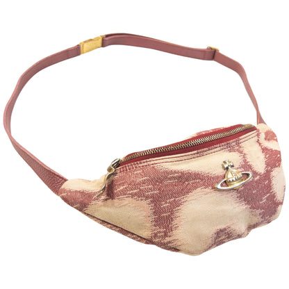 Vintage 2000s Vivienne Westwood crossbody tas met patroon