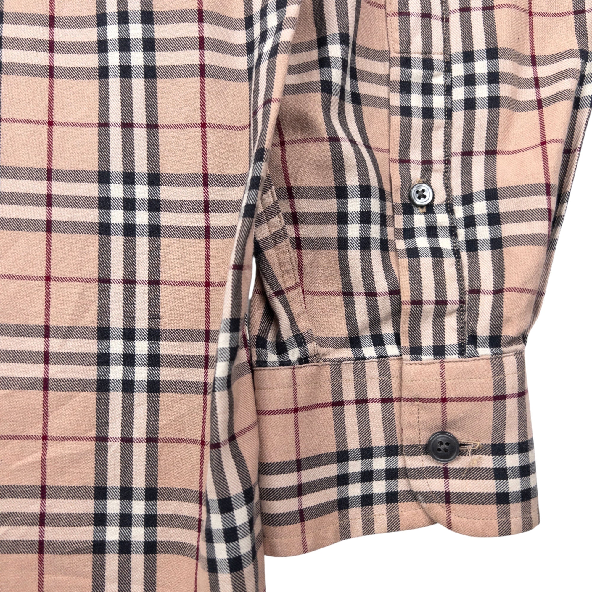 Vintage 2000s Burberry Nova Check Long Sleeve Button Up Shirt Size L