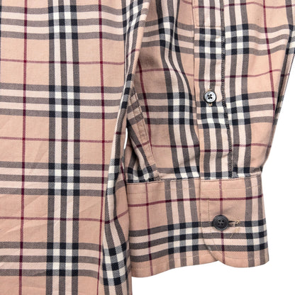 Vintage 2000s Burberry Nova Check Long Sleeve Button Up Shirt Size L