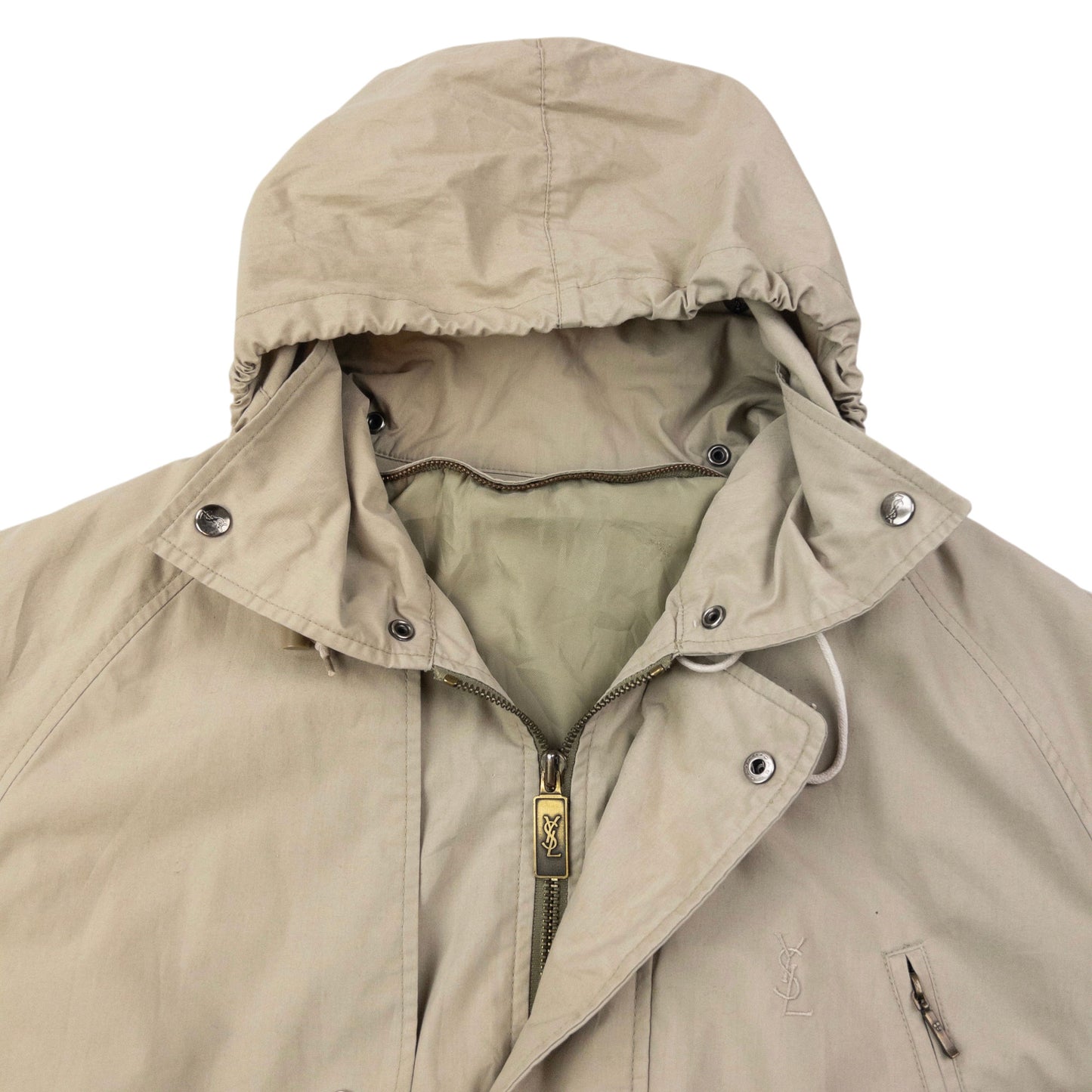 Vintage 90s YSL Yves Saint Laurent Zip Up Jacket Size M