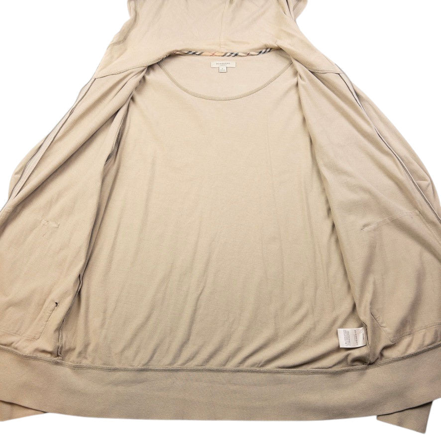Vintage Burberry Lightweight Zip Up Hoodie Size M