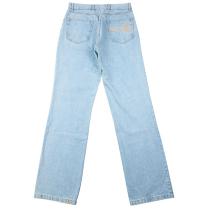Vintage 2000s Burberry Embroidered Denim Jeans Size W29
