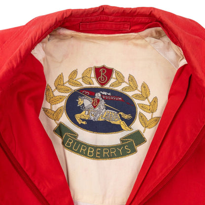 Vintage 90s Burberry Zip Up Jacket Size M