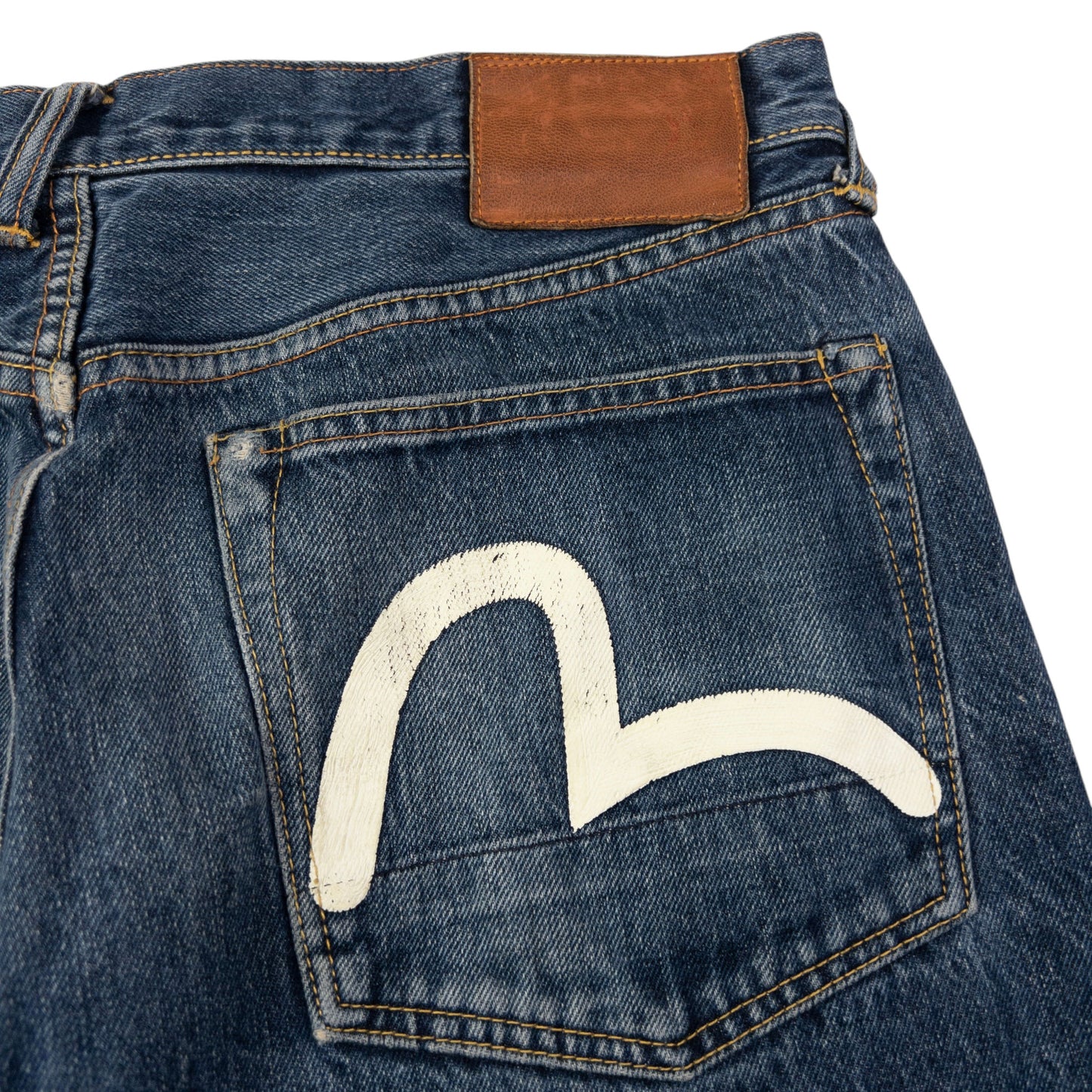 Vintage Evisu Double Gull Japanese Denim Jeans Size W34