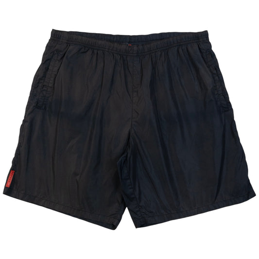 Vintage Prada Sport zwemshort uit de jaren 2000, maat W32