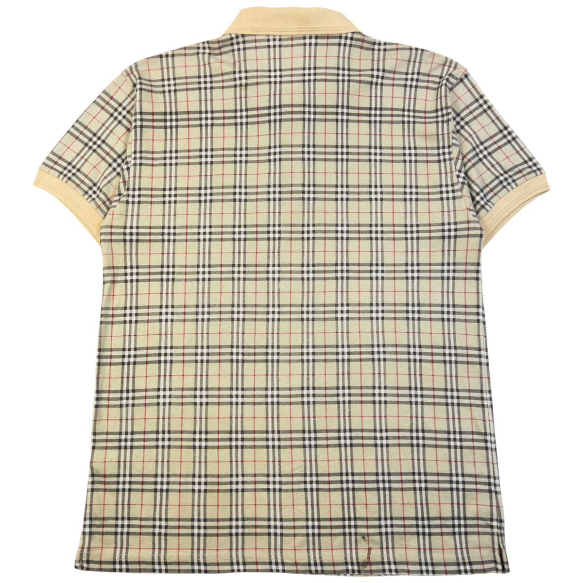 Vintage 90s Burberry Nova Check Polo Shirt Size M