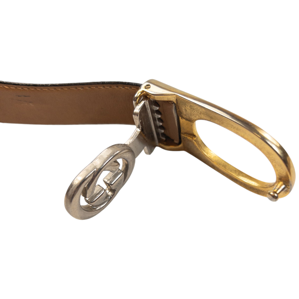 Vintage 90s Gucci Leather Belt Size S