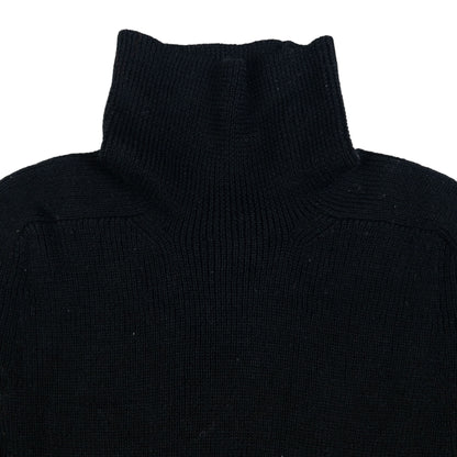 Vintage Yohji Yamamoto Knitted Wool Turtleneck Jumper Womens Size M