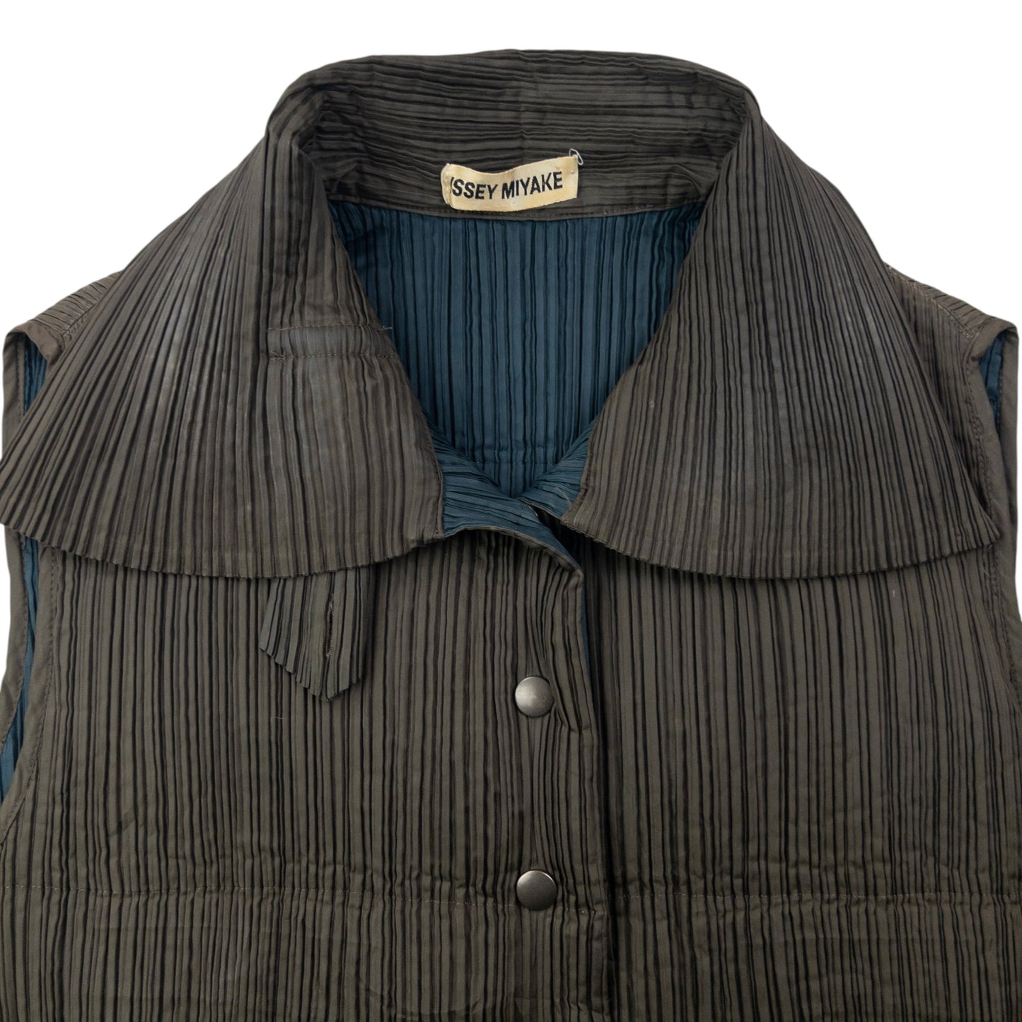 Vintage 1993 Issey Miyake Pleated Reversible Gilet Size S