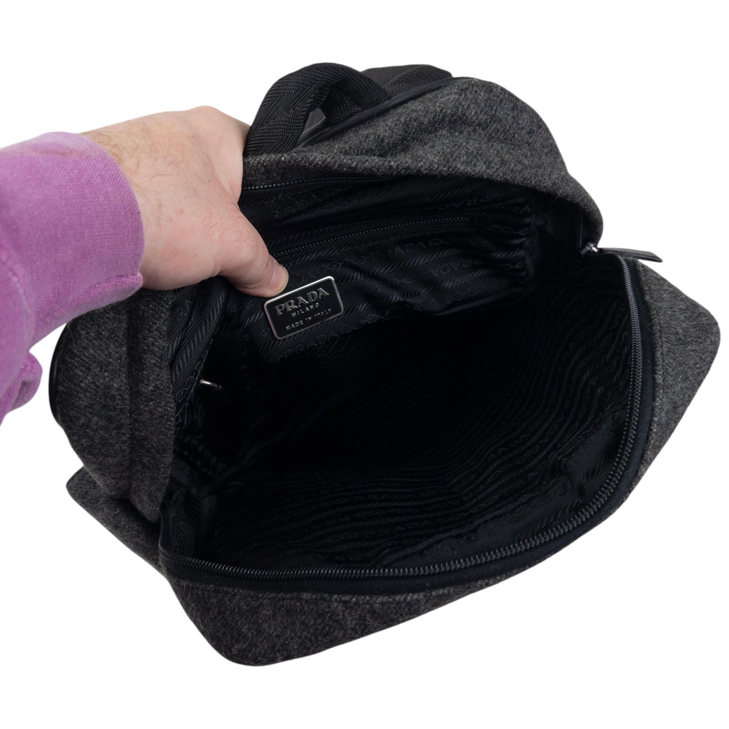 Vintage Prada Wool Sling Bag