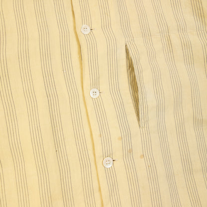 Vintage 2000s Issey Miyake Striped Long Sleeve Button Up Shirt Size L