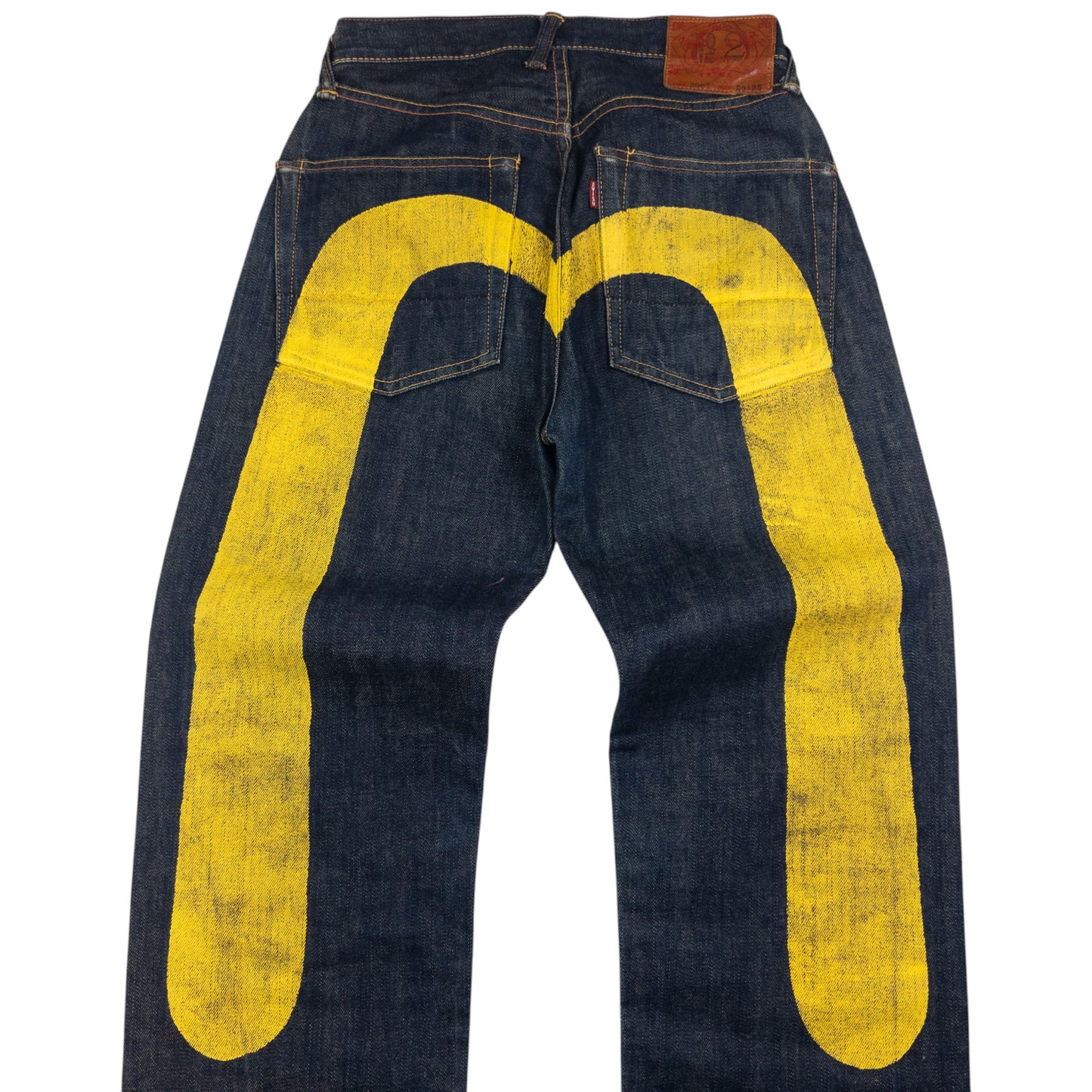 Vintage Evisu Painted Daicock Japanese Denim Jeans Size W26