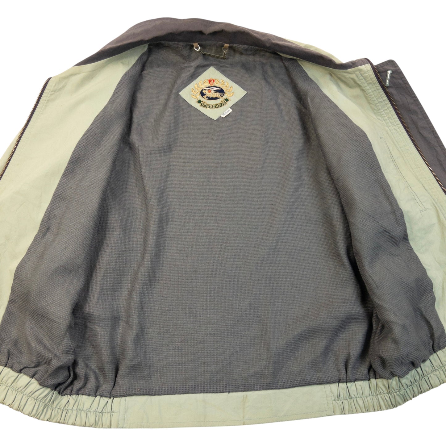 Vintage 90s Burberry Zip Up Jacket Size XS