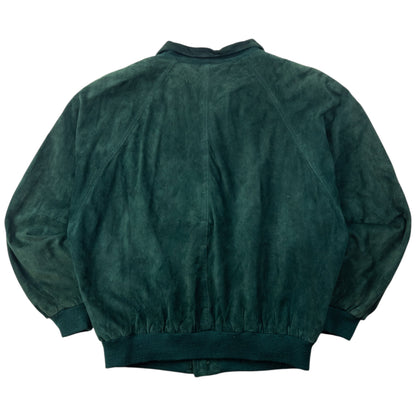 Vintage 90s Hugo Boss Suede Button Up Jacket Size L