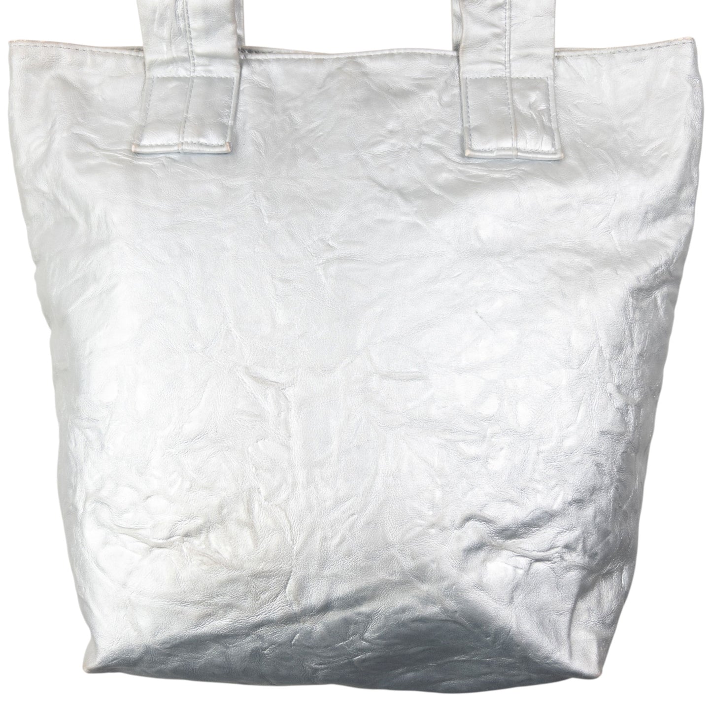 Vintage 90s Cabane De Zucca By Issey Miyake Metallic Shoulder Bag