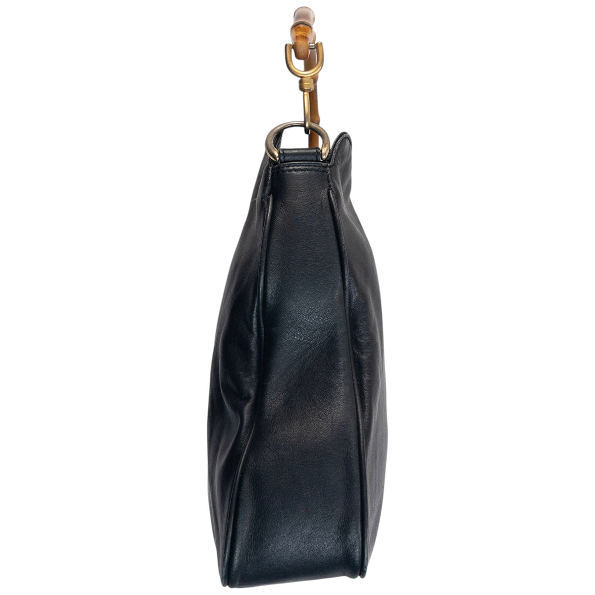 Vintage 90s Gucci Bamboo Handle Shoulder Bag