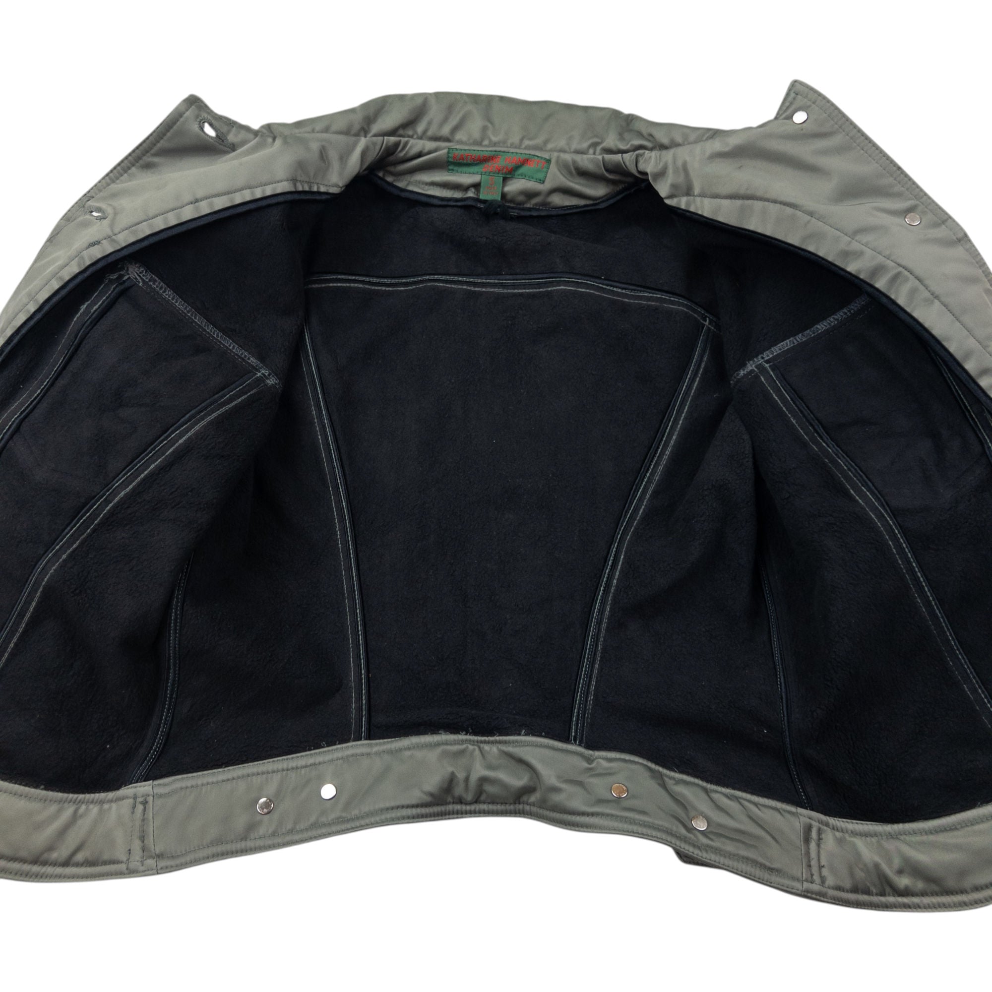 Vintage Katharine Hamnett Cropped Button Up Jacket Womens Size S